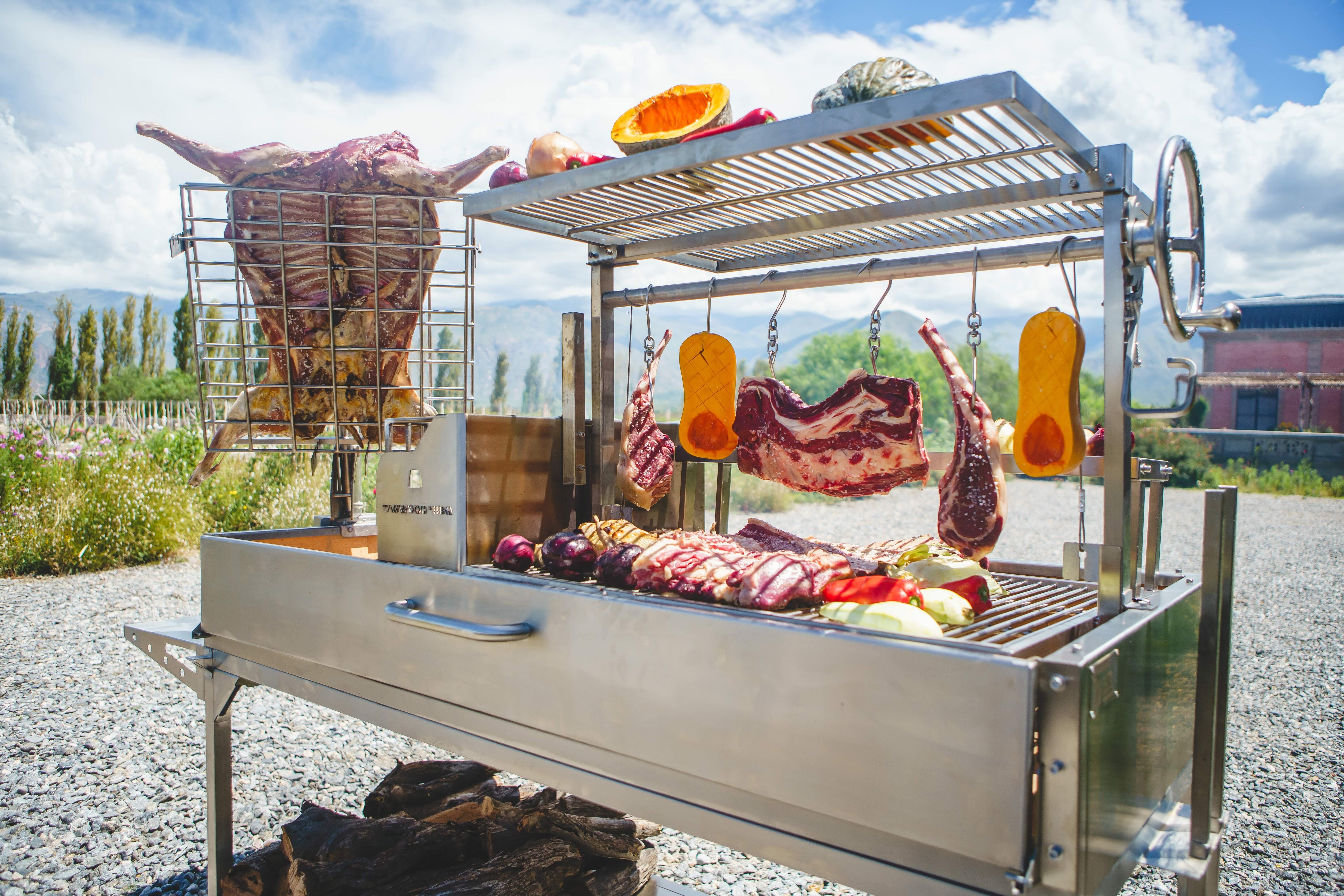 Tagwood BBQ Argentine Santa Maria Wood Fire & Charcoal Gaucho Grill | BBQ26SS --