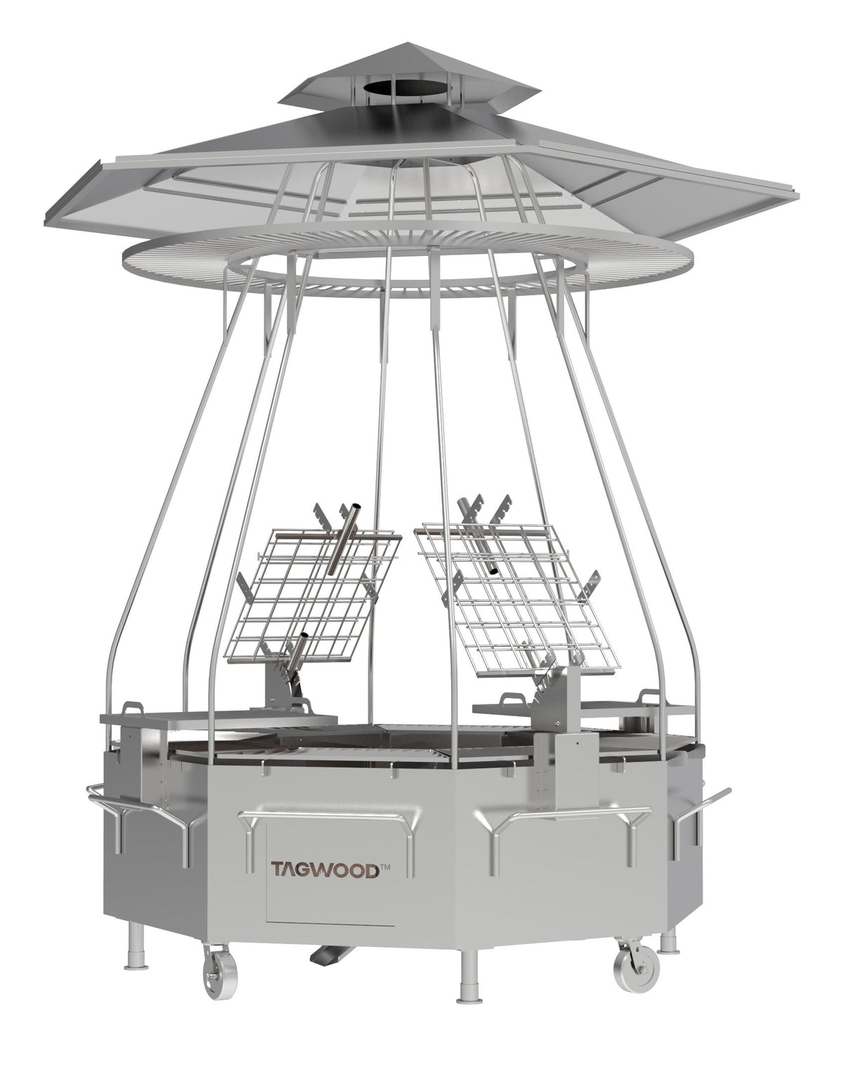 Tagwood BBQ Argentine Santa Maria Wood Fire & Charcoal THE TAGWOOD TOWER Grill | BBQ37SS - PRE-ORDER
