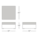 Kannoa Tangier Square Ottoman