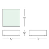 Kannoa Tangier Square Coffee Table