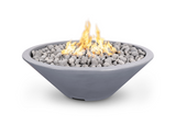The Outdoor Plus Cazo Concrete Fire Pit - Narrow Lip + Free Cover