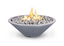 The Outdoor Plus Cazo Concrete Fire Pit - Narrow Lip + Free Cover