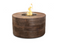 The Outdoor Plus Sequoia Wood Grain Concrete Fire Pit + Free Cover