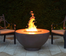 The Outdoor Plus Sienna Concrete Fire Pit + Free Cover