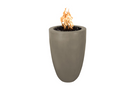 The Outdoor Plus Castillo Concrete Fire Pillar + Free Cover