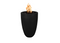 The Outdoor Plus Castillo Concrete Fire Pillar + Free Cover