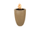 The Outdoor Plus Castillo Concrete Fire Pillar + Free Cover