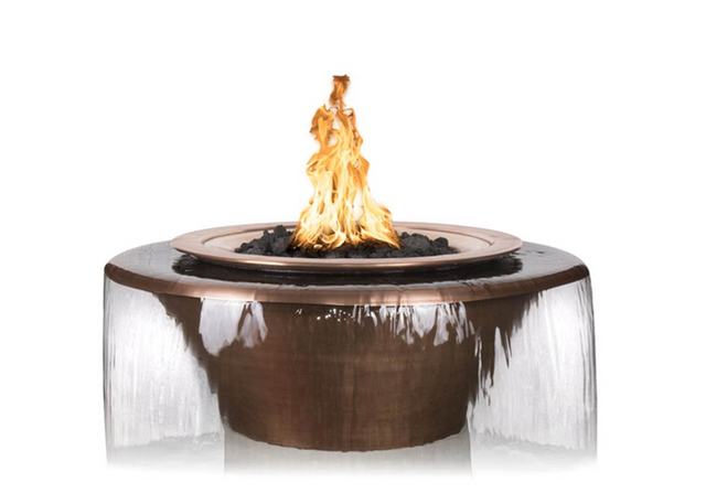 The Outdoor Plus Cazo 360° Copper Fire & Water Bowl + Free Cover