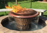 The Outdoor Plus Cazo 360° Copper Fire & Water Bowl + Free Cover