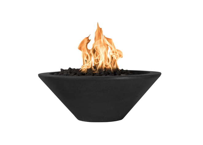 The Outdoor Plus Cazo Concrete Fire Bowl + Free Cover