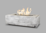 The Outdoor Plus Coronado Wood Grain Fire Pit + Free Cover