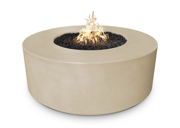 The Outdoor Plus 54" Florence Concrete Fire Pit + Free Cover