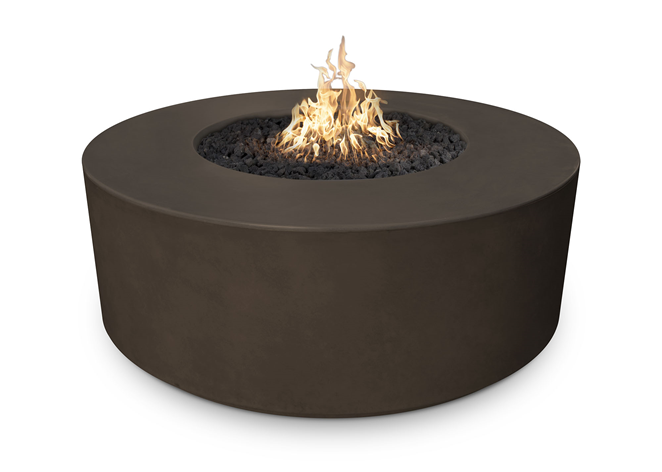 The Outdoor Plus 54" Florence Concrete Fire Pit + Free Cover