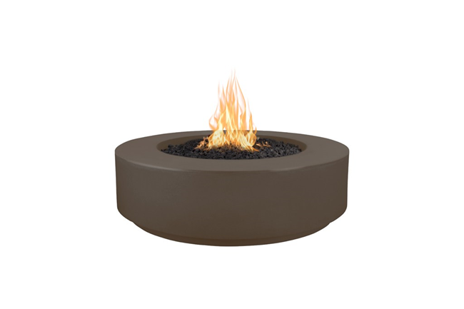 The Outdoor Plus 42" Florence Concrete Fire Pit / 12" Tall+ Free Cover