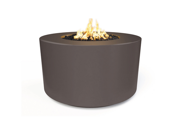 The Outdoor Plus 42" Florence Concrete Fire Table / 24" Tall + Free Cover