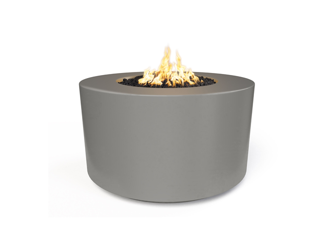 The Outdoor Plus 46" Florence Concrete Fire Pit / 20" Tall + Free Cover