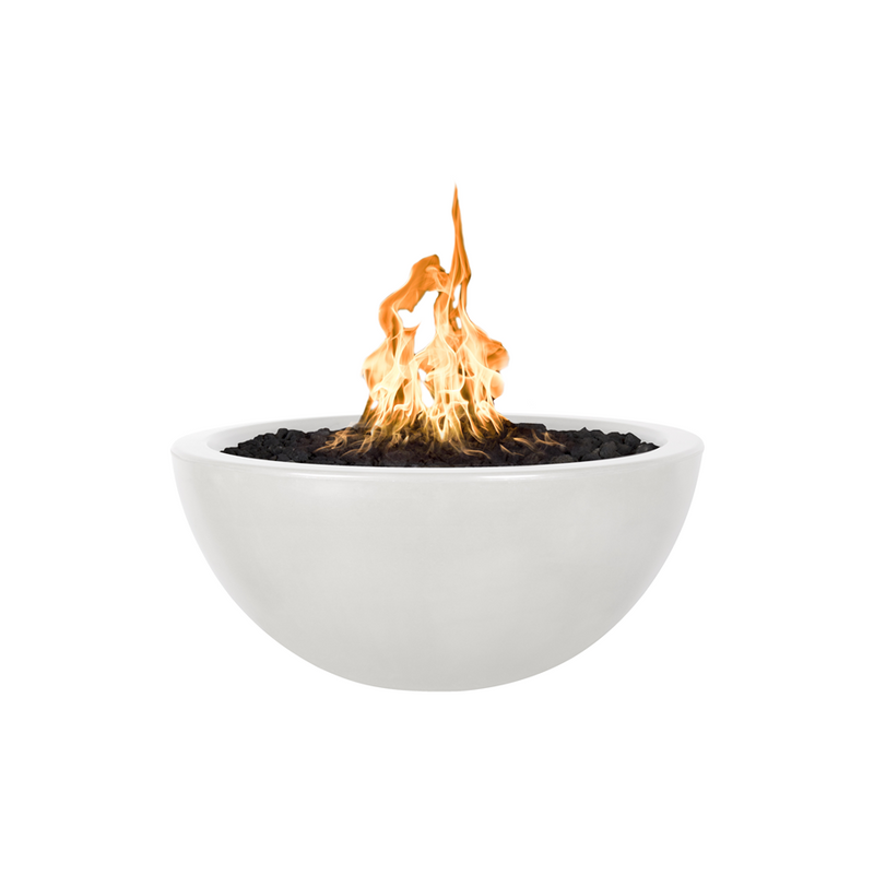 The Outdoor Plus Luna Concrete Fire Pit + Free Cover