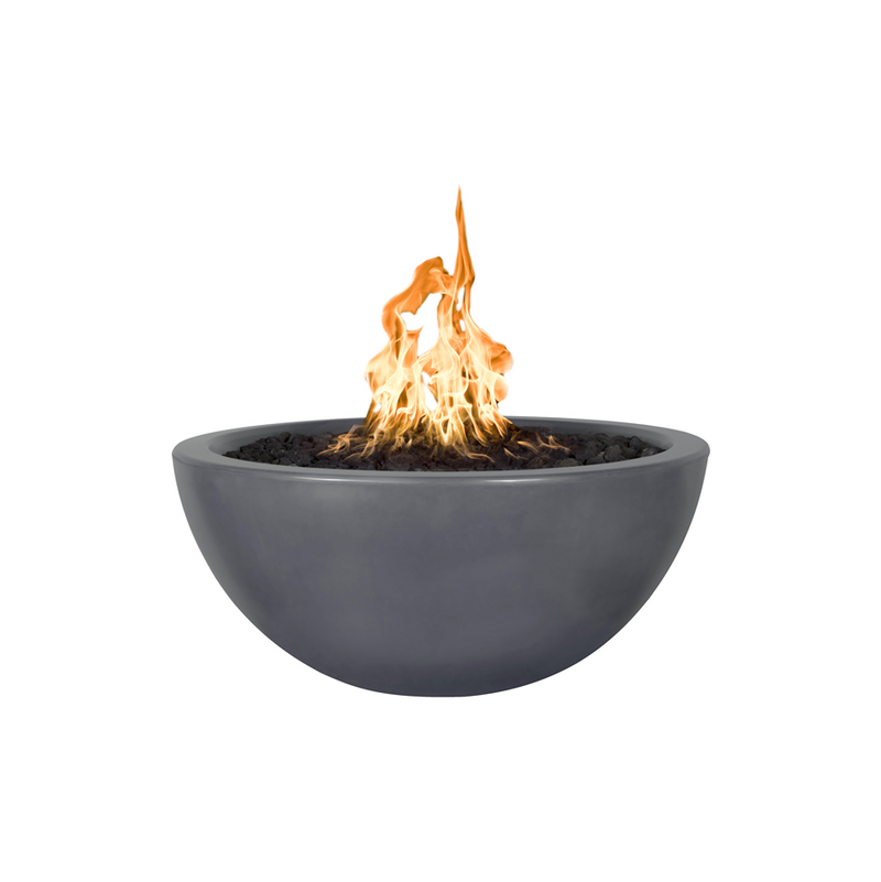 The Outdoor Plus Luna Concrete Fire Pit + Free Cover