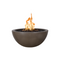 The Outdoor Plus Luna Concrete Fire Pit + Free Cover