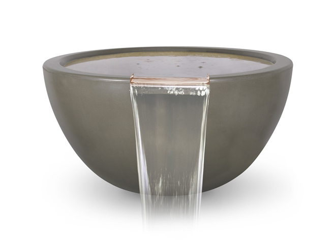 The Outdoor Plus Luna Concrete Water Bowl + Free Cover