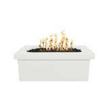 The Outdoor Plus Ramona Rectangular Concrete Fire Table + Free Cover