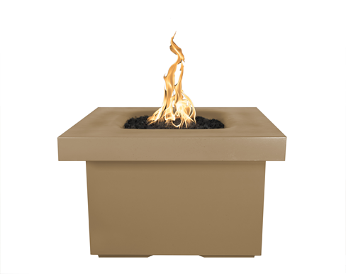 The Outdoor Plus Ramona Square Concrete Fire Table + Free Cover