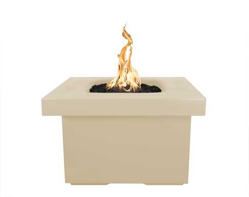 The Outdoor Plus Ramona Square Concrete Fire Table + Free Cover