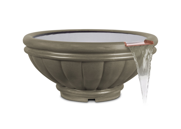 The Outdoor Plus Roma Concrete Water Bowl + Free Cover