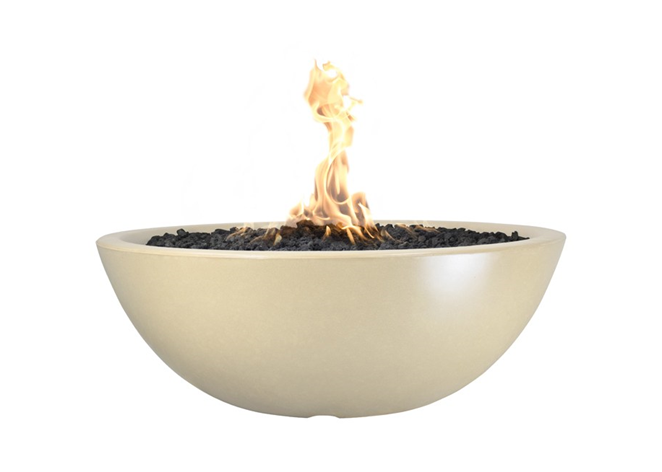 The Outdoor Plus Sedona Concrete Fire Pit + Free Cover