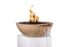 The Outdoor Plus Sedona Concrete Fire & Water Bowl + Free Cover