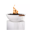 The Outdoor Plus Sedona Concrete Fire & Water Bowl + Free Cover