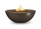 The Outdoor Plus Sedona Wide Ledge Concrete Fire Pit + Free Cover