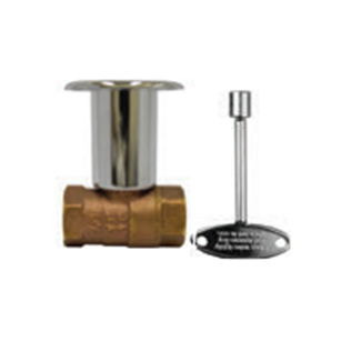 The Outdoor Plus 1/2" On/Off Straight Key Valve