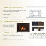 Majestic 25" Trilliant Traditional Direct Vent Gas Insert