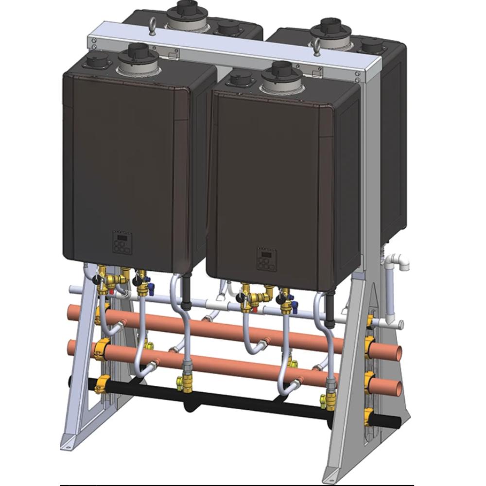 Rinnai Indoor 4-Unit Free Standing Rack – Natural Gas (TRS04CXIN)