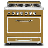 Viking Tuscany Series 36 inch Dual Fuel Range with 4 Sealed Burners - TVDR3614B*