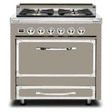 Viking Tuscany Series 36 inch Dual Fuel Range with 4 Sealed Burners - TVDR3614B*