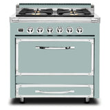 Viking Tuscany Series 36 inch Dual Fuel Range with 4 Sealed Burners - TVDR3614B*