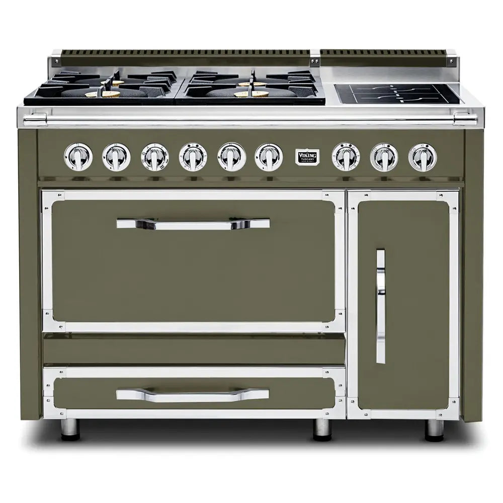 Viking Tuscany Series 48 inch Dual Fuel Range with 4 Sealed Burners - TVDR4814I*