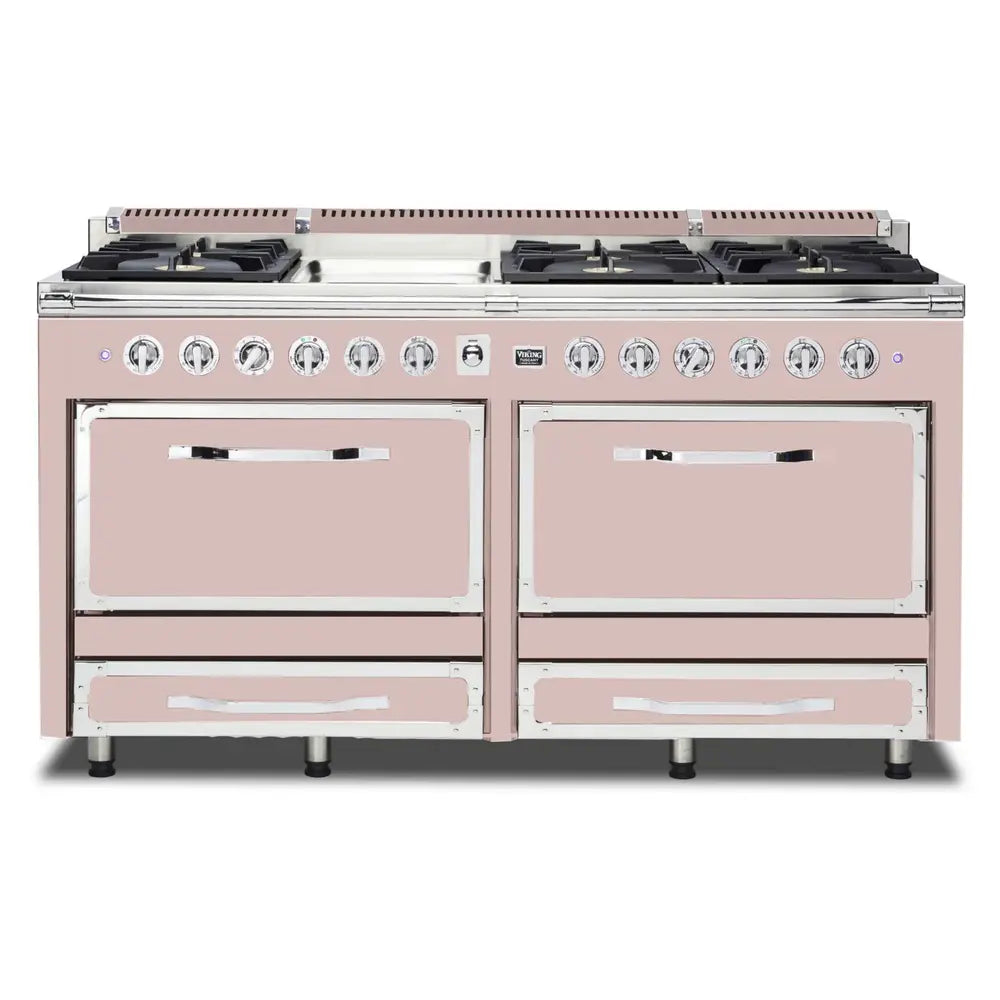 Viking Tuscany Series 66 inch Dual Fuel Range with 8 Sealed Burners and Griddle - TVDR6616G*
