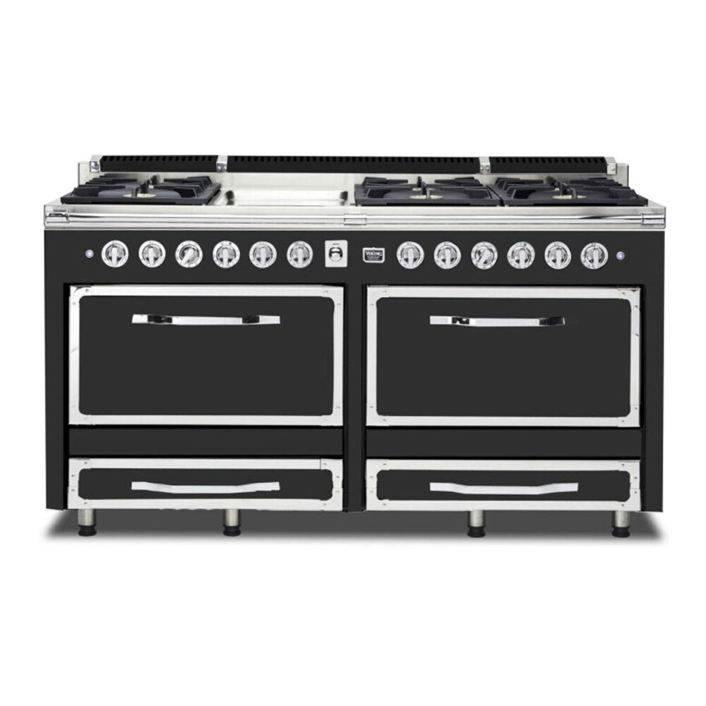 Viking Tuscany Series 66 inch Dual Fuel Range with 8 Sealed Burners and Griddle - TVDR6616G*