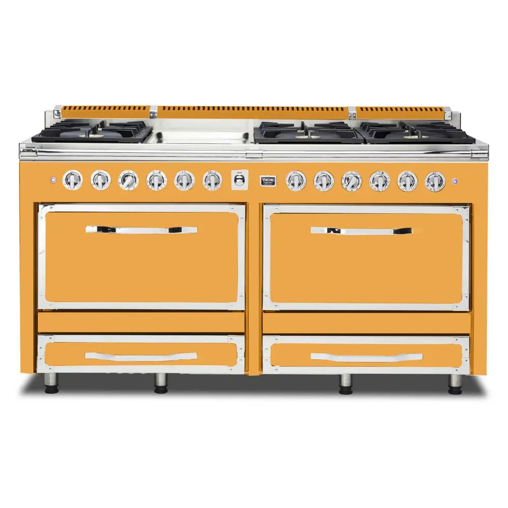 Viking Tuscany Series 66 inch Dual Fuel Range with 8 Sealed Burners and Griddle - TVDR6616G*