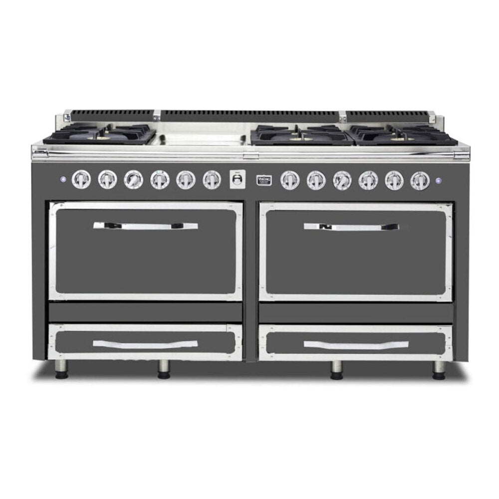 Viking Tuscany Series 66 inch Dual Fuel Range with 8 Sealed Burners and Griddle - TVDR6616G*