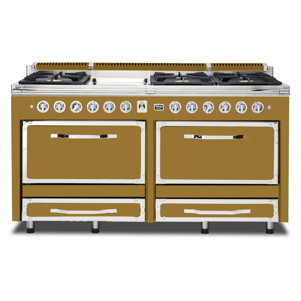 Viking Tuscany Series 66 inch Dual Fuel Range with 8 Sealed Burners and Griddle - TVDR6616G*
