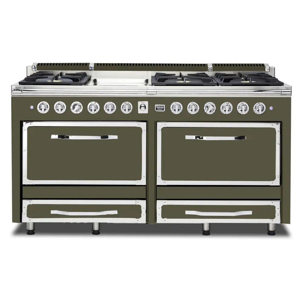 Viking Tuscany Series 66 inch Dual Fuel Range with 8 Sealed Burners and Griddle - TVDR6616G*