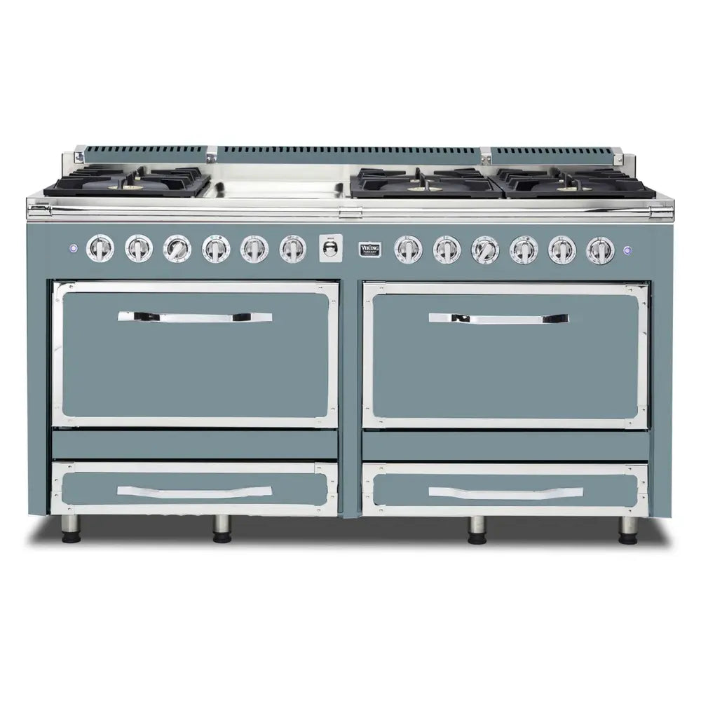 Viking Tuscany Series 66 inch Dual Fuel Range with 8 Sealed Burners and Griddle - TVDR6616G*