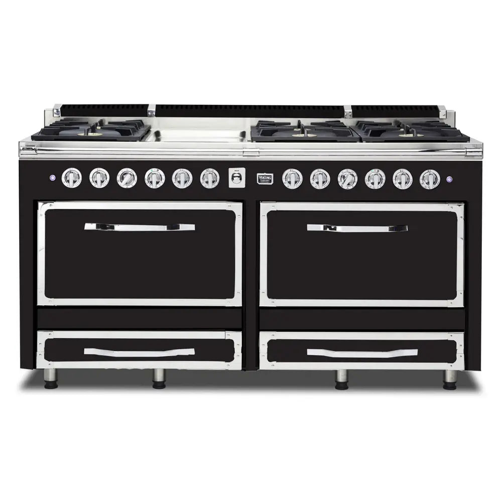 Viking Tuscany Series 66 inch Dual Fuel Range with 8 Sealed Burners and Griddle - TVDR6616G*
