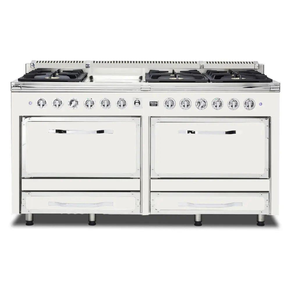 Viking Tuscany Series 66 inch Dual Fuel Range with 8 Sealed Burners and Griddle - TVDR6616G*