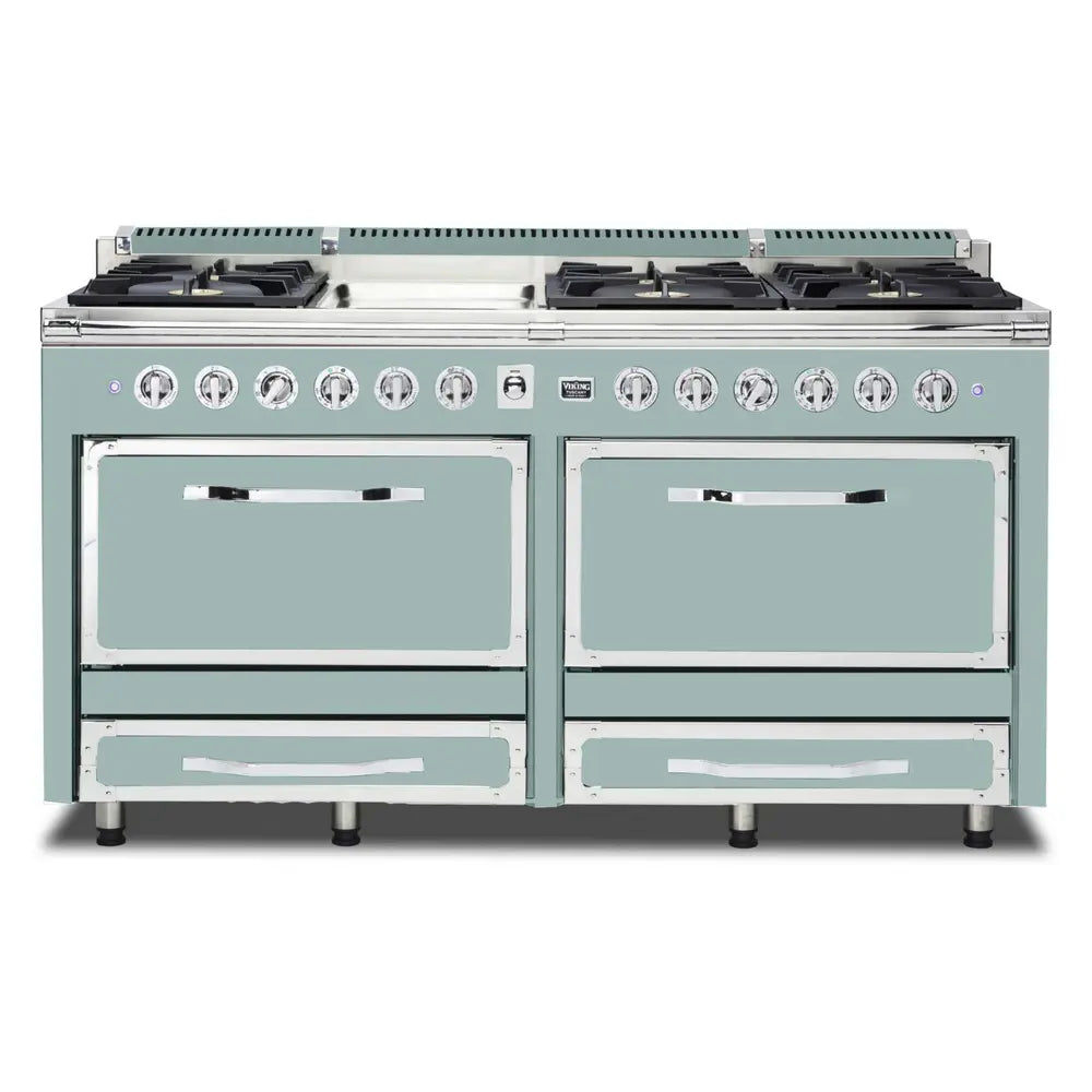 Viking Tuscany Series 66 inch Dual Fuel Range with 8 Sealed Burners and 2 Elements - TVDR6616I*