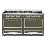 Viking Tuscany Series 66 inch Dual Fuel Range with 8 Sealed Burners and 2 Elements - TVDR6616I*